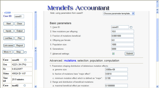Input Window Screenshot